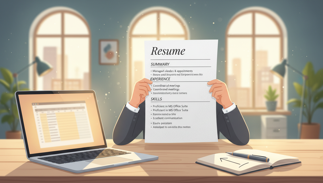 currículo para vagas administrativas nível júnior