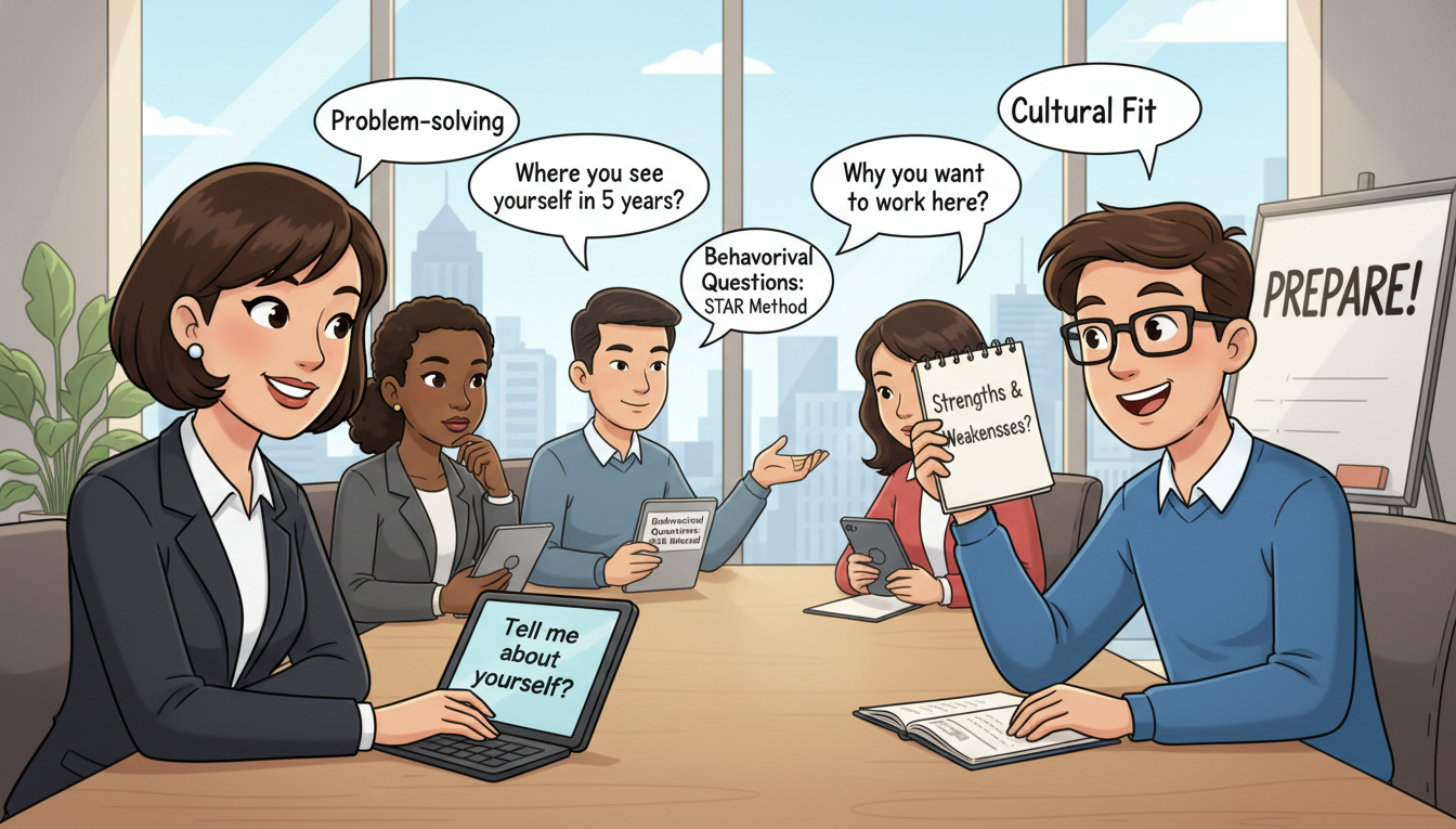 perguntas frequentes em entrevistas de emprego