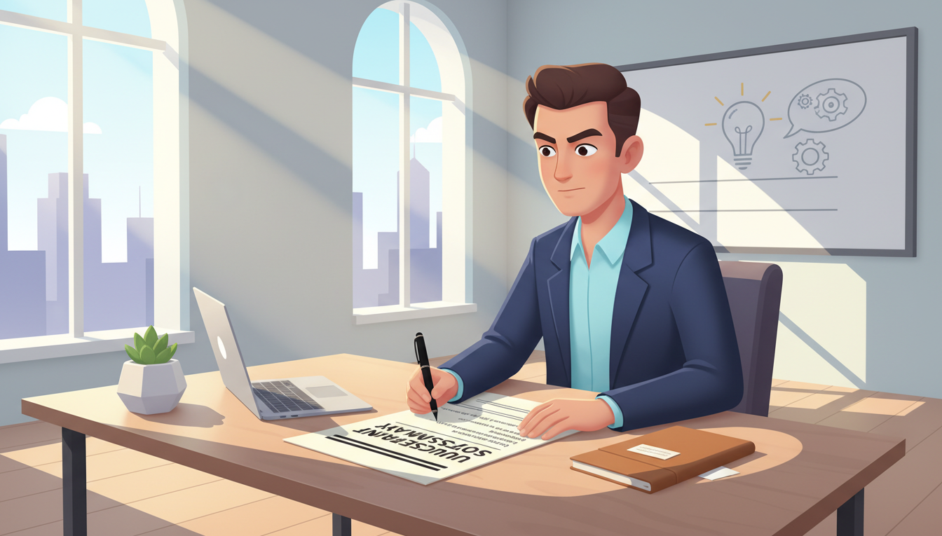 resumo profissional eficaz para currículo