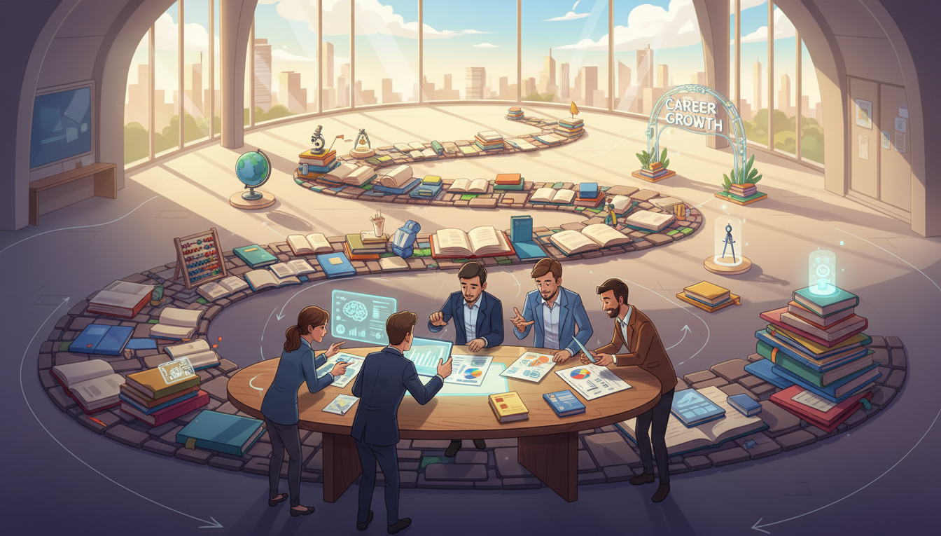 trilha de aprendizado profissional progressiva